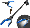 Kekoy Folding Reacher Grabber with LED Light (2-Pack)